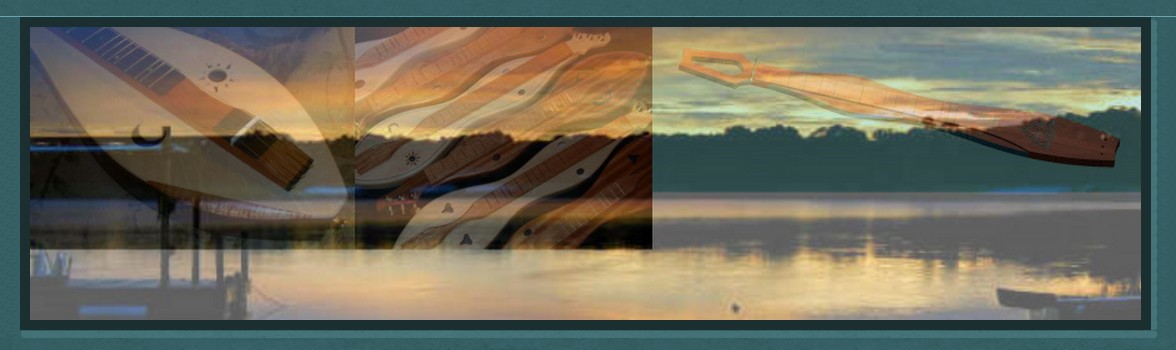 montage of instruments and sunset
